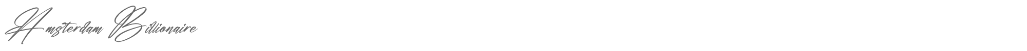 Amsterdam Billionaire Amsterdam Billionaire Italic.otf font preview